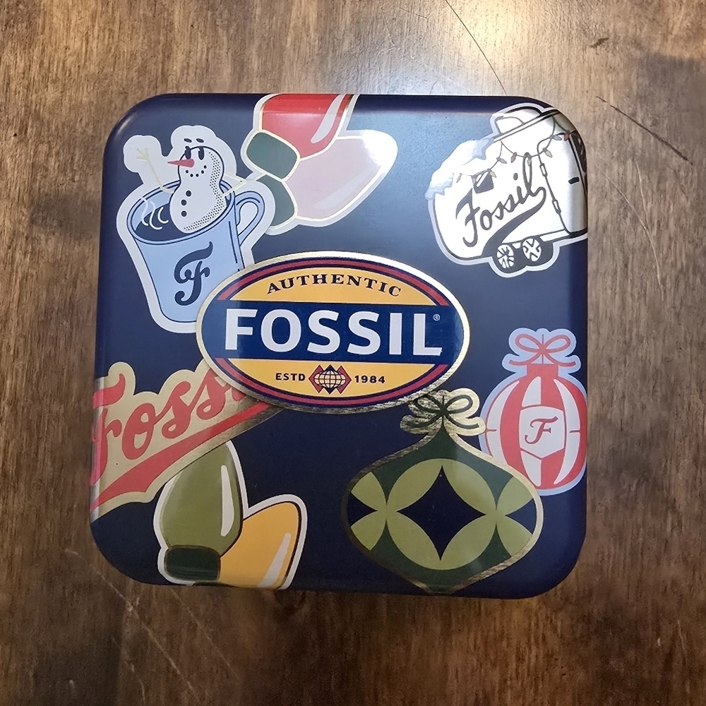 Fossil Decorative Tin Box